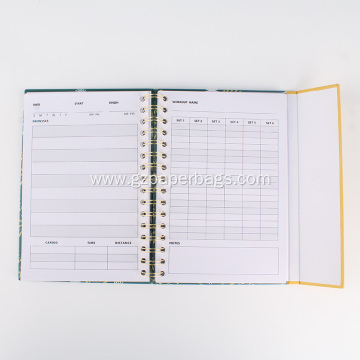 A5 Spiral Daily Gym Workout Fitness Planner
